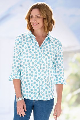 Pure Cotton Printed Blouse