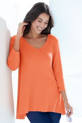 Women’s Bamboo-Cotton Flare Top