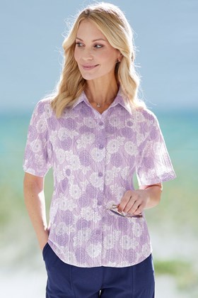 Pure Cotton Summer Printed Blouse