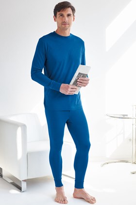 Bamboo & Cotton Mens Long Johns