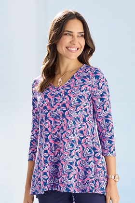 Women’s Cotton Jersey Flare Top