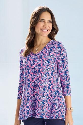 Women’s Cotton Jersey Flare Top