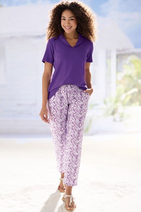 Women’s Cotton Jersey Trousers