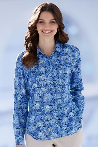 Women's Pure Noil Silk Shirt