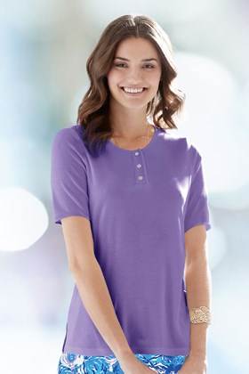 Round Neck Bamboo Cotton T-Shirt
