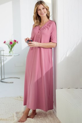 Women's Cotton Jersey Long Nightdress 