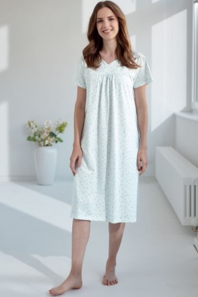 Women's Cotton Jersey Short Nightdress