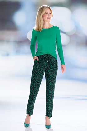 Women's Jersey Pull-On Trousers