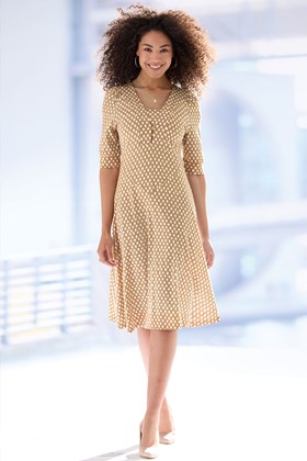 Women’s Jersey Dress with Modesty Panel