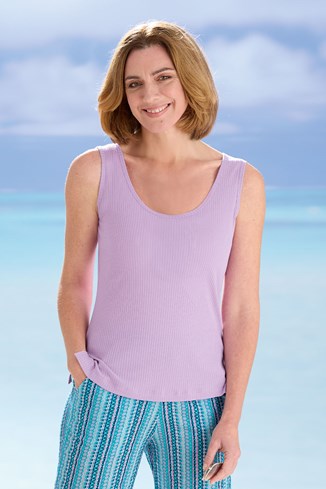 Women’s Bamboo-Cotton Sleeveless Top