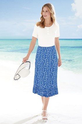 Women’s Midi Skirt with Frill