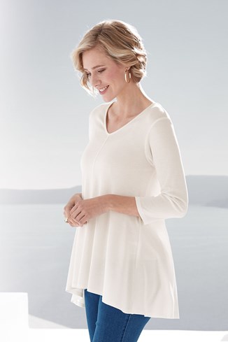 Women’s Bamboo-Cotton Flare Top
