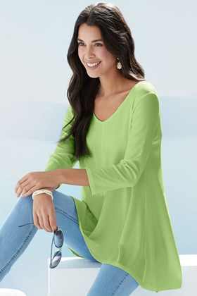 Women’s Bamboo-Cotton Flare Top