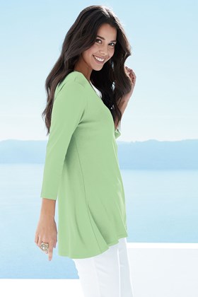 Women’s Bamboo-Cotton Flare Top