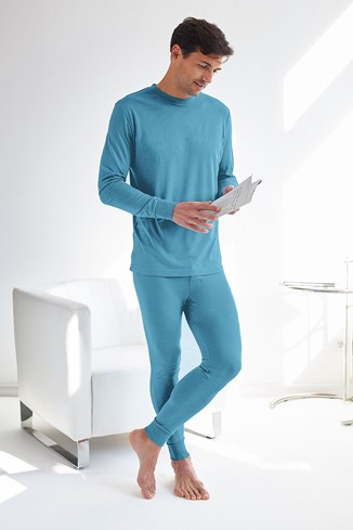 Bamboo & Cotton Mens Long Johns