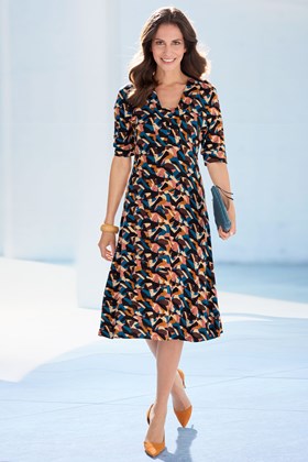Women's Jersey Dress With Modesty Panel