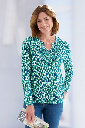 Women’s Mandarin Collar Top