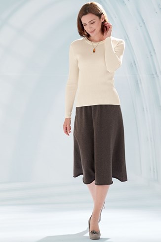 Cotton Knitted Skirt