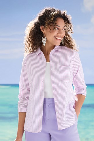 Women’s Cotton Stripe Shirt