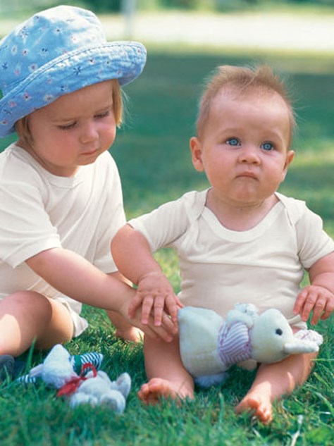 Children's Silk Thermal Short Sleeve Vest 0-12 months