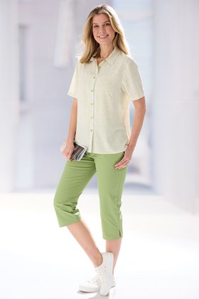 Women’s Cropped Cotton Chinos