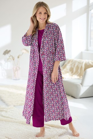 Women's Cotton Jersey Dressing Gown