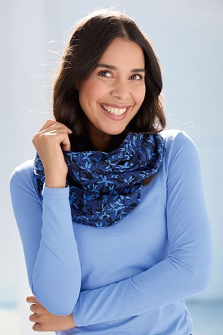 Women's Cotton Snood Scarf