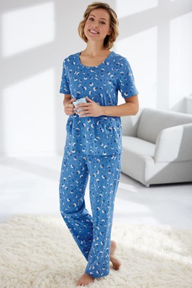 Women's Cotton Jersey Pyjamas