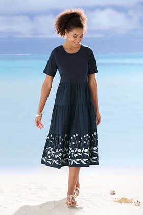 Women’s Embroidered Cotton Dress