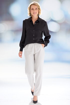 Women's Classic Silk Trousers