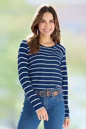 Women's Bamboo Breton Top