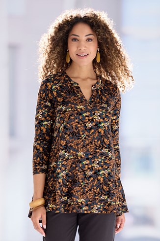 Women's Jersey Printed Tunic Top