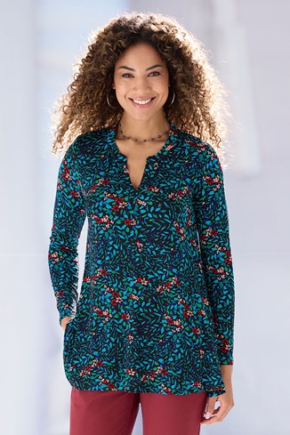 Women's Jersey Printed Tunic Top