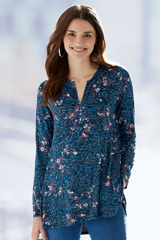 Women's Jersey Printed Tunic Top