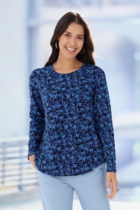 Women's A-line Cotton Jersey Top