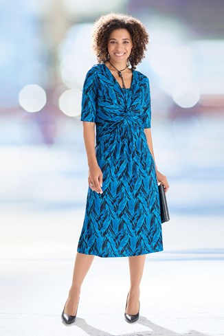 Women's Knot Detail Jersey Dress 