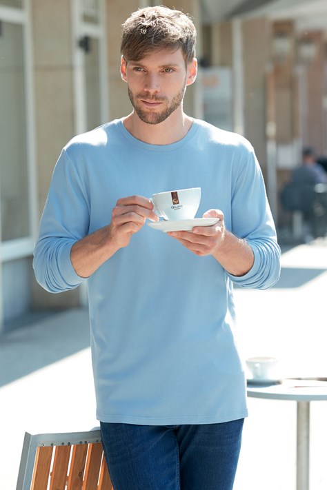 Men's Bamboo-Cotton Round Neck Top