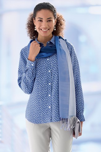 Women's Modal Scarf with Tassels