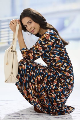 Women's Midi Tiered Dress 