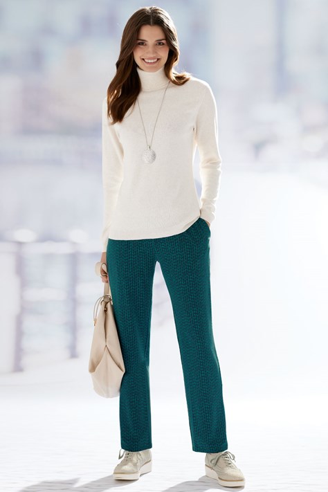 Women’s Bamboo-Cotton Pull-On Trousers