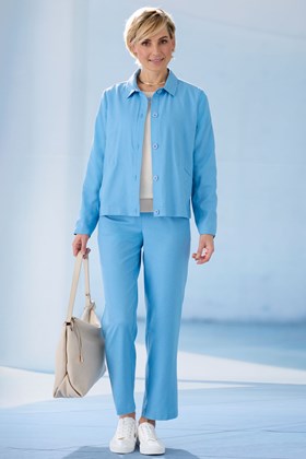Women’s Noil Silk Trousers