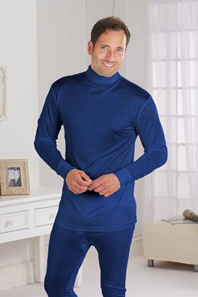 Pure Silk Thermal Vest - Unisex Polo Neck
