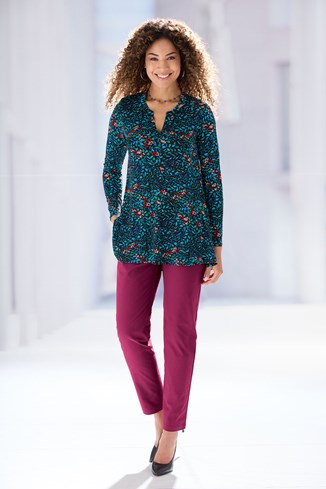 Women's Belted Tencel trousers