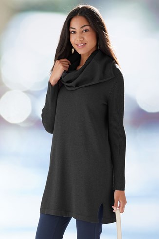 Women’s Loose Cowl Neck Tunic 