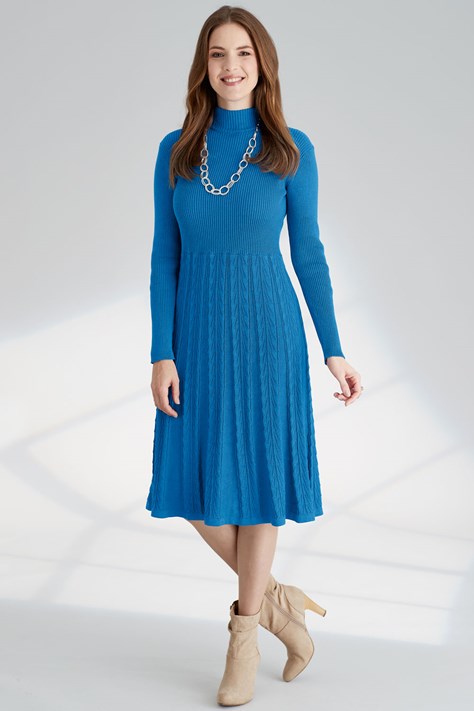 Women’s Cotton Fit and Flare Knitted Dress
