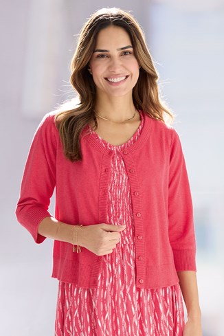 Women’s Cotton Cropped Cardigan