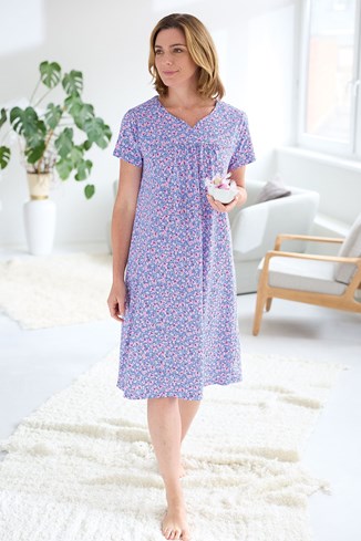 Women's Cotton Jersey Short Nightdress