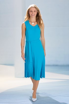 Women's Sleeveless Bamboo-Cotton Dress