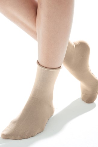 Silk Roll Edge Socks