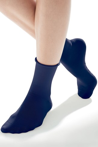 Silk Roll Edge Socks